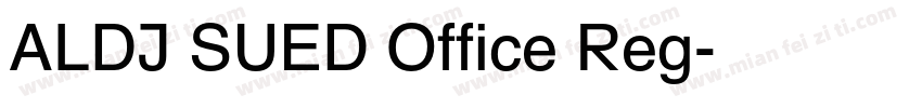 ALDI SUED Office Reg字体转换